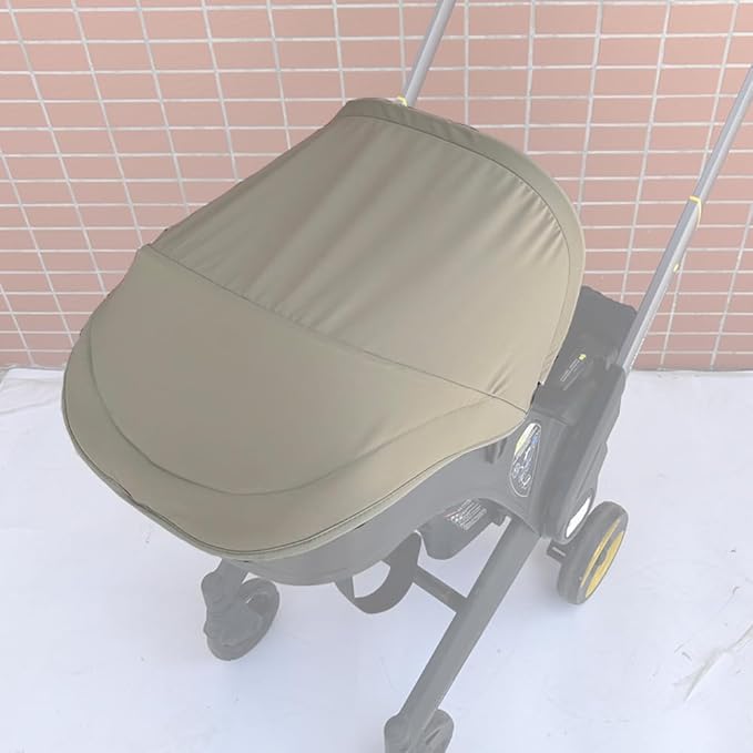 Replacement Canopy & Seat Cushion Set Compatible with Doona+ Car Seat Stroller - Sunshade Cover & Textile Fabric Accessories - Breathable, Machine Washable (Natural Green)