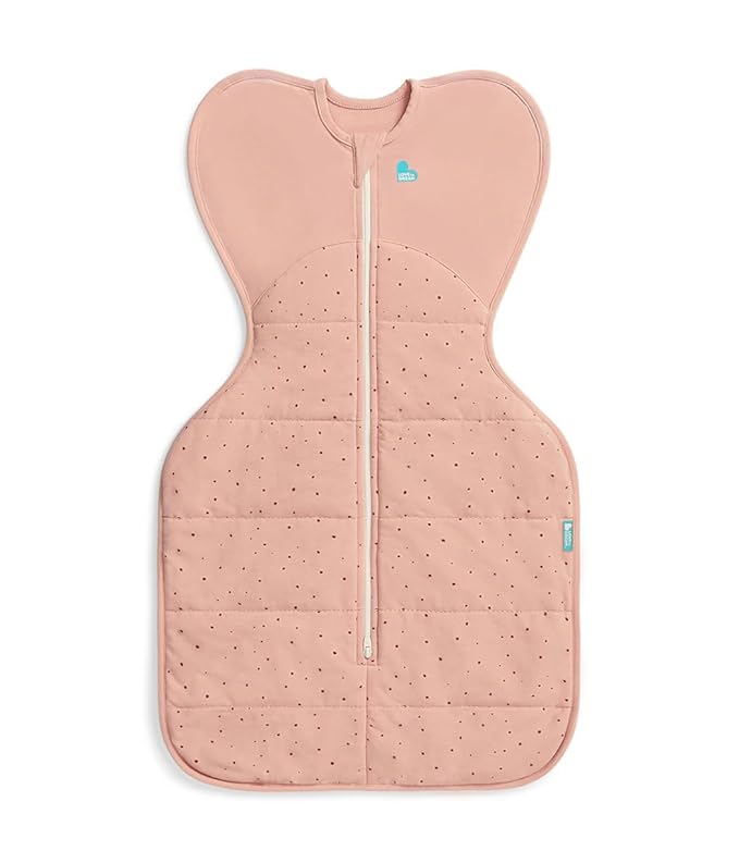 Love to Dream Warm Swaddle UP 2.5 TOG Baby Sleep Sack for Autumn & Winter | Arms Up Position for Self-Soothing, Calms Startle Reflex | Newborn 5–8.5 lbs, Rose