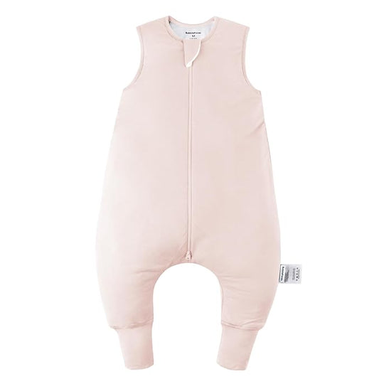 BubblePanda Rayon Made from Bamboo Toddler Sleep Sack with Feet 6-12 Months 1.0 Tog Ultra Soft Toddler Sleeping Sack Baby Sleep Bag Walker Quilted Wearable Blanket with Legs 2-Way Zipper Lightweight