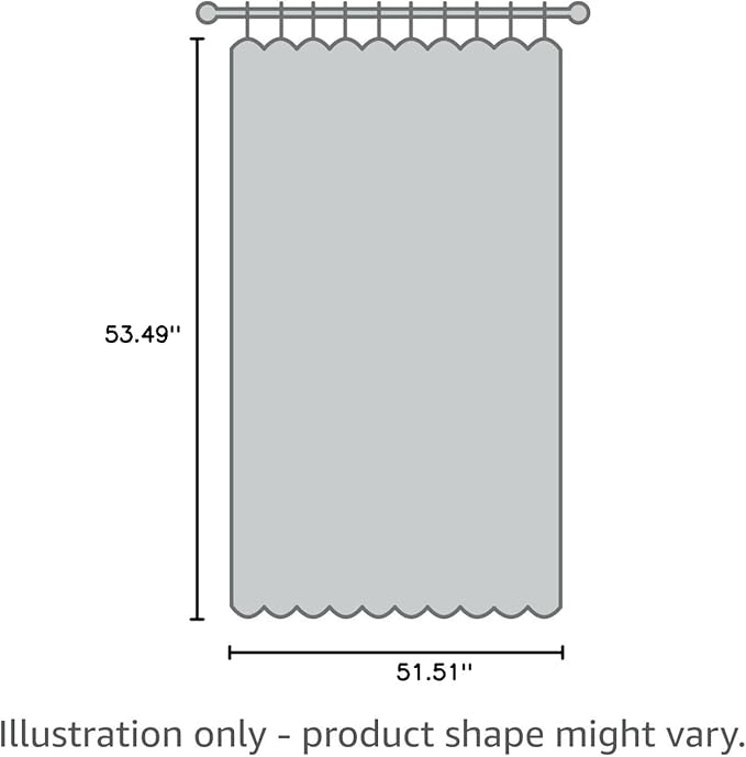DriftAway Julia Watercolor Blackout Room Darkening Lined Thermal Insulated Energy Saving Window Curtains 2 Layers 2 Panels Each Size 52 Inch by 54 Inch Navy