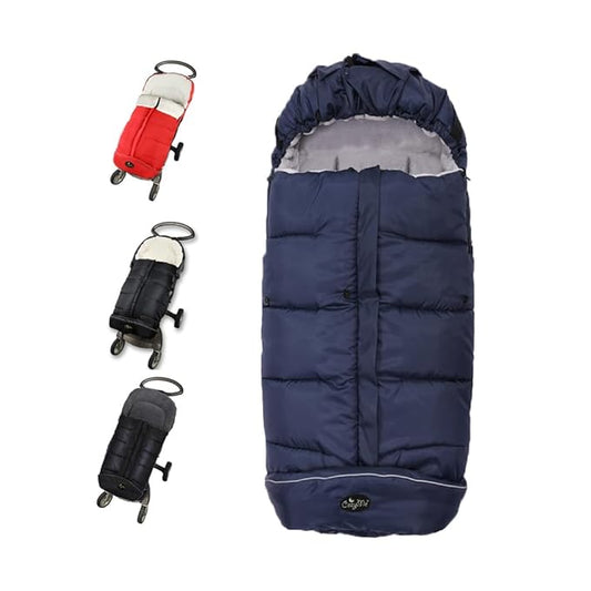 Winter Outdoor Toddler Standard Stroller Bunting Bag, Waterproof, Winter Cozy Toe,Height&Length&Temperature Adjustable, Toddler Footmuff