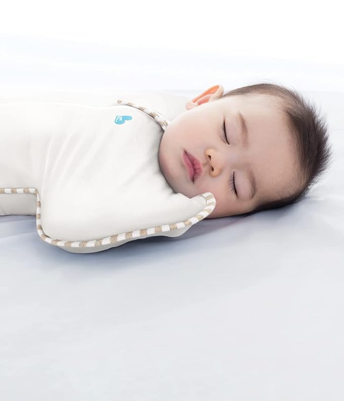 Love to Dream Swaddle UP, Organic Cotton, Baby Sleep Sack, Self-Soothing Swaddles for Newborns, Get Longer Sleep, Snug Fit Helps Calm Startle Reflex, Newborn Essentials for Baby, Cream