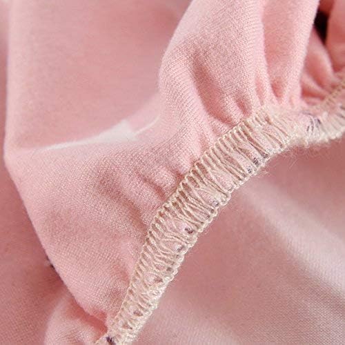 Stretchy Changing Pad Covers BROLEX 2 Pack Jersey Knit Changing Table Covers for Girls Boys,Pink & White Arrow