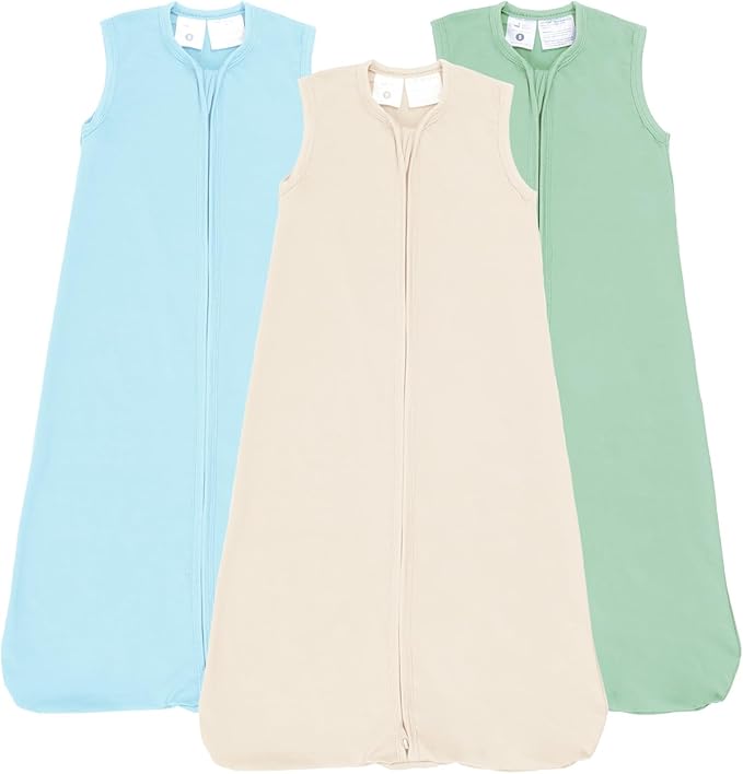 littogoose Baby Sleep Sack Wearable Blanket Baby Sleeping Bag, 0.5 TOG Toddler Sleeping Sack 0-3-6-12-24 Months,3 Pack