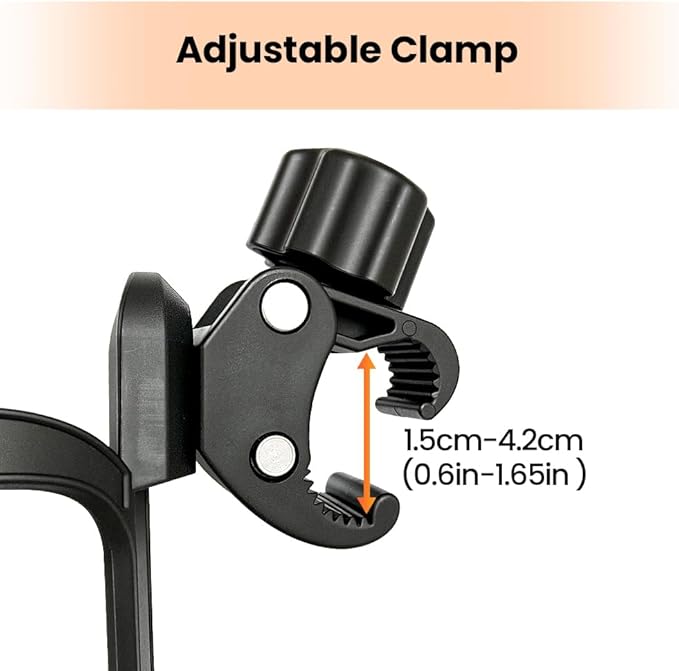 Walker Cup Holder, Wheelchair Cup Holder, Universal Drinks Holder for Walker, Wheelchair, Rollator, Mobility Scooter Accessory for Elderly Seniors