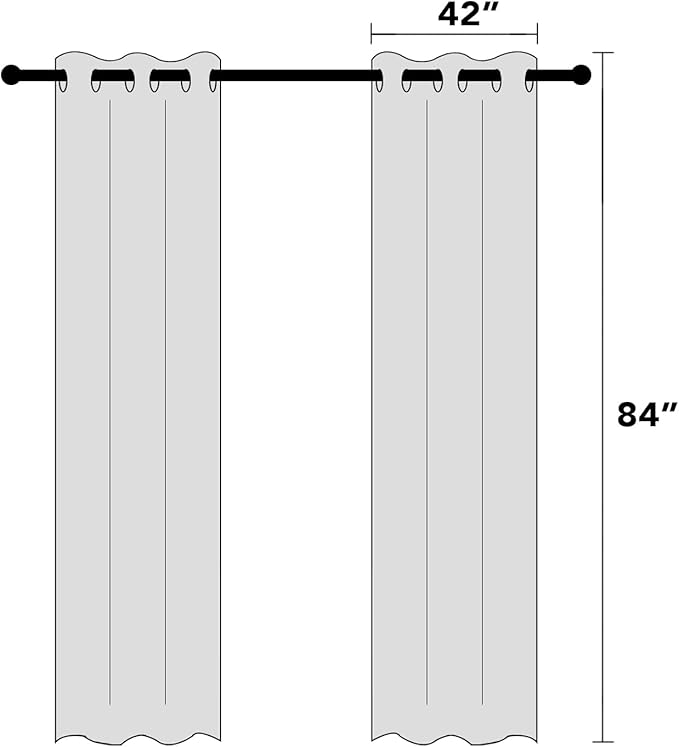PrinceDeco 100% Blackout Curtains 84 inches Long for Bedroom Linen Texture Blackout Curtains for Living Room Solid Window Treatment Drapes with White Liner Grommet Room Darkening Curtains,Sage,2 Pack