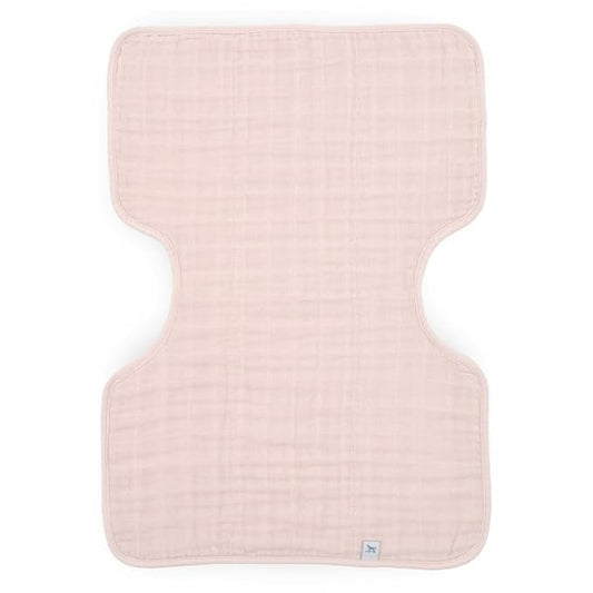 Little Unicorn Cotton Muslin Burp Cloth - Light Pink