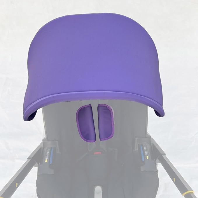Stroller Replacement Accessories Canopy, Colorful Sun Shade Compatible with Doona Car Seat & Strollers (Purple)
