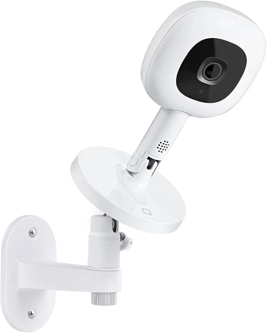 wochel Adjustable Baby Monitor Mount Compatible with Nanit Pro Smart Baby Monitor & Flex Stand Nanit Baby Monitor, Baby Camera Wall Mount with Perfect View Angle and Easy to Install