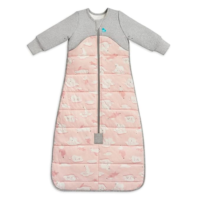 Love to Dream Extra Warm Baby Sleep Bag, Super Soft Temp Regulating Sleeping Sack, 3.5TOG Warm Wearable Blanket, 6-18 M, Pink