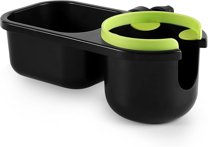 Accmor Stroller Cup Holder with Tray, Universal Cup Holder Tray for Uppababy Nuna Doona Strollers, Bottle Drinks Holder for Stroller, Wheelchair, Walker