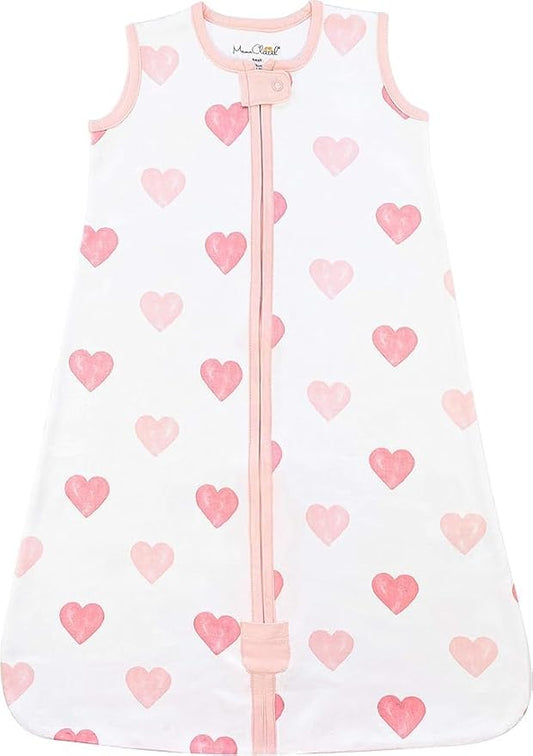 Mama Cheetah Baby Sleep Sack 2.5 TOG, Winter Baby Sleeping Bag with 2-Way Zipper, Organic Cotton Swaddle Transition Wearable Blanket for Boy Girl Infant Toddler, 6-12 Months