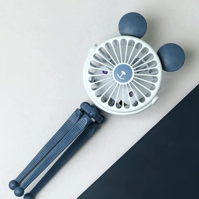 Portable Fan USB Baby Stroller Fan Clip on Mini Tripod for Baby Stroller Car Seat Traveling pushchair cooling fans