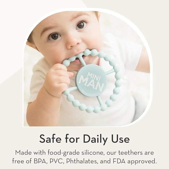 Baby Teether by Bella Tunno, Silicone Teethers for Babies 3-6 Months, 6-12 Months, Baby Toys, Pacifier, Teething Relief, Boys, Girls, Dogs Out