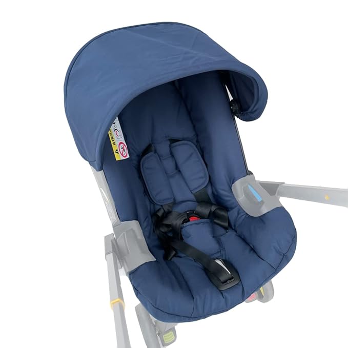 Changing Washing Kit,Canopy Sunshade Cover,Compatible with Car Seat Doona Strollers (Navy Blue)