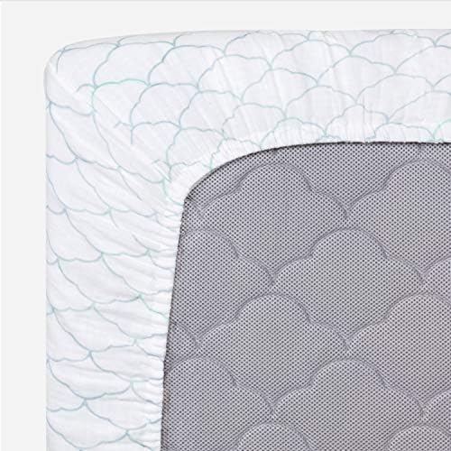Newton Baby Fitted Crib Sheet (2-Pack) - Ultra Breathable and Soft, Organic Cotton, Fits All Standard Cribs, White Dreamweaver