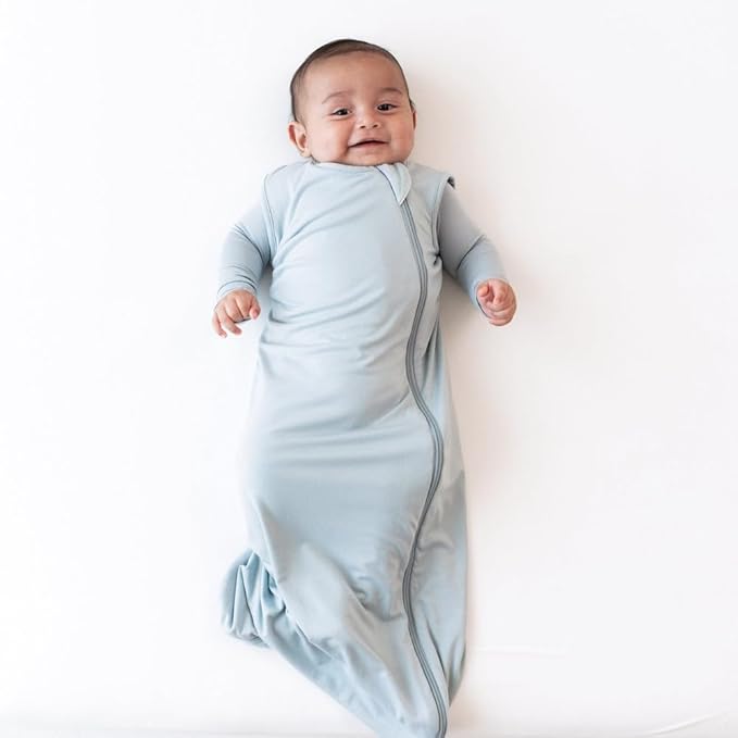 KYTE BABY Unisex Sleep Bag for Babies and Toddlers, 97% Rayon Made From Bamboo, 3% Spandex, 0.5 Tog (Large, Fog)