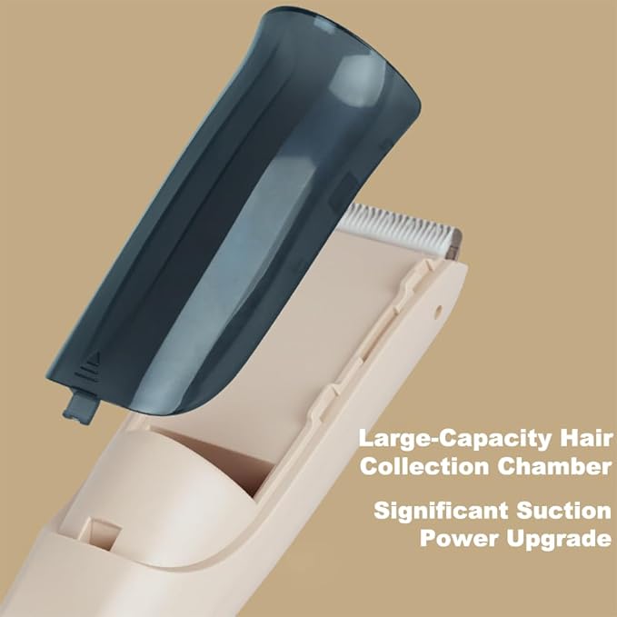 Baby Hair Clipper with Hair Collection Chamber - Low Noise, R-Rounded Blade, Ceramic Blade, Safe for Newborns & Toddlers | Electric Hair Trimmer for Baby Haircut