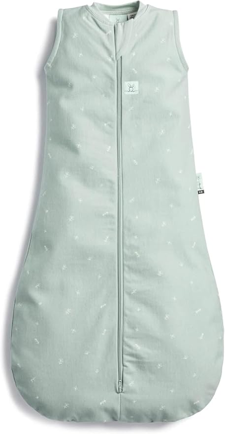 ergoPouch 1.0 Tog Jersey Sleeping Bag – Arms-Out Baby Sleep Sack, Ideal Transition from Swaddling, Slim Fit Keeps Baby Secure & Comfortable, Soft Breathable Fabric (3-12 Months, Sage)