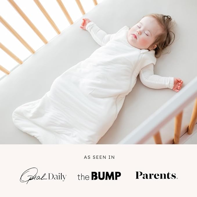 Kyte Baby Unisex Rayon Made From Bamboo Sleep Bag for Babies and Toddlers, 0.5 Tog (Medium, Blush)