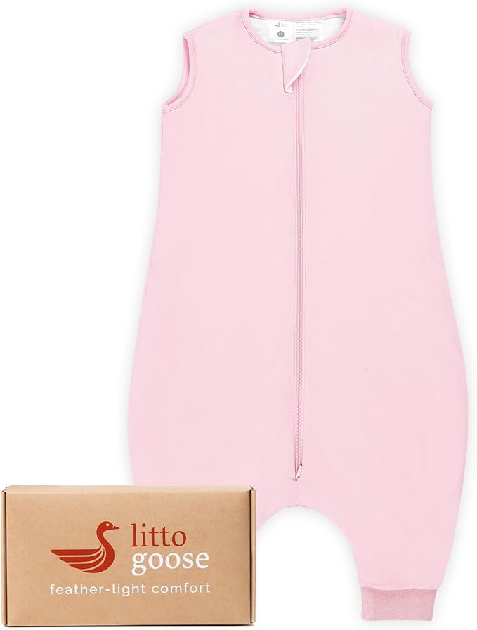 littogoose 1.0 TOG Toddler Sleep Sack with Legs, Baby Wearable Blanket for 6-18-36 Months 3T-4T, Early Walker Baby