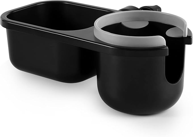 Accmor Stroller Cup Holder with Tray, Universal Cup Holder Tray for Uppababy Nuna Doona Strollers, Bottle Drinks Holder for Stroller, Wheelchair, Walker