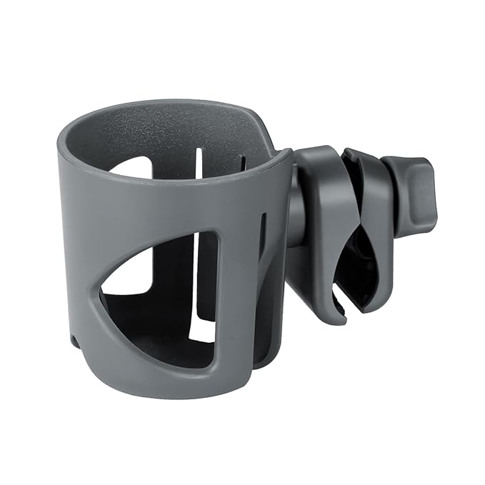 Accmor Universal Cup Holder, Stroller Cup Holder, 360° Rotatable Large Caliber Designed Bottle Holder for Stroller, Bike, Wheelchair, Walker, Scooter, Grey