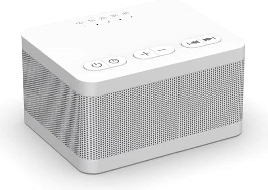 Sound Machine White Noise Machine with 30 Soothing Sounds 32 Levels Volume 5 Timers and Memory Function Effectively Blocks Noise Ideal Sleep Machine for Baby Kids Adults… (White)