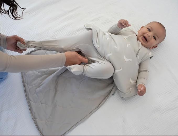 GUNAMUNA Sleep Sacks for Babies Toddlers and Newborns, Easy Changing Diaper Zipper, Cozy, 2.5 TOG