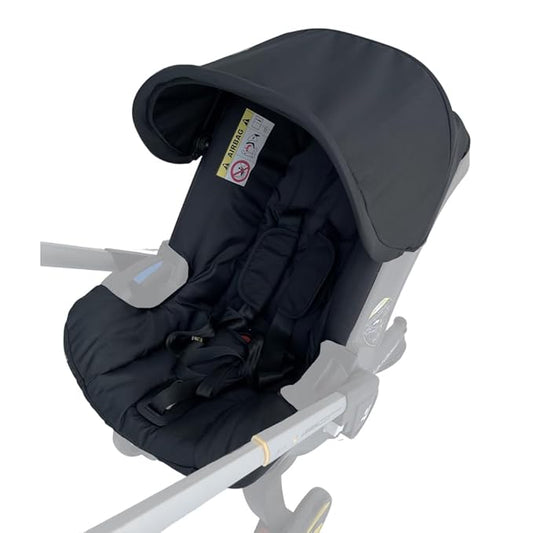 Changing Washing Kit,Canopy Sunshade Cover,Compatible with Car Seat Doona Strollers (Black)
