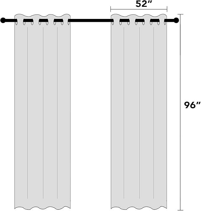 PrinceDeco Blackout Curtains for Bedroom 96 Inches Long Linen Look Curtains for Living Room Black Out Curtains Room Darkening Thermal Curtains with White Liner Backing for Nursery Decor,Washed Spice