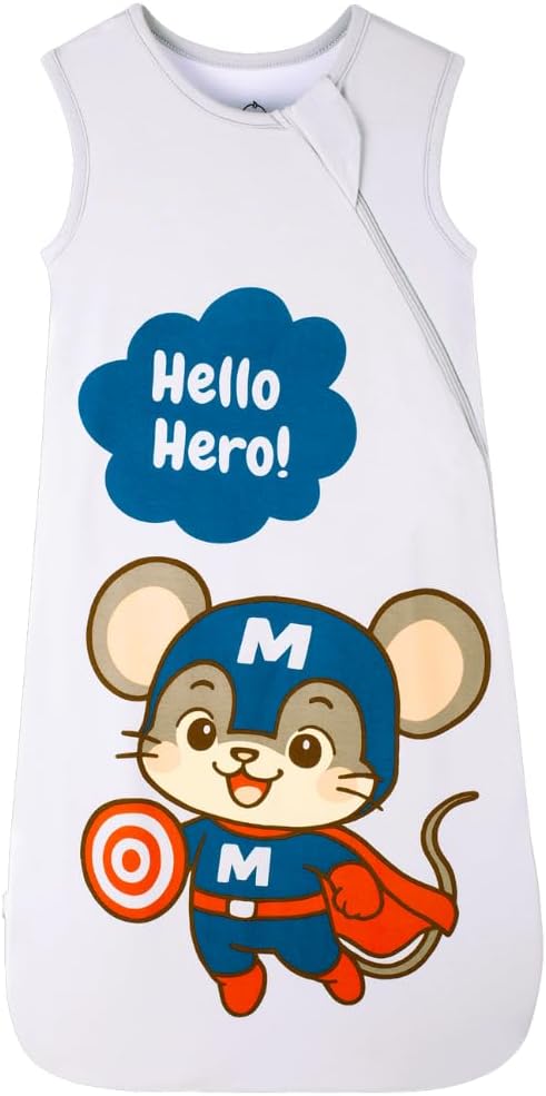 YumiBabe Premium Baby Sleep Sack, Organic Bamboo Wearable Blanket Ultra-Soft, Safe, Breathable Baby Sleeping Bag