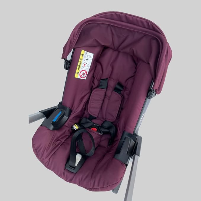 Changing Washing Kit,Canopy Sunshade Cover,Compatible with Car Seat Doona Strollers (Wine Red)