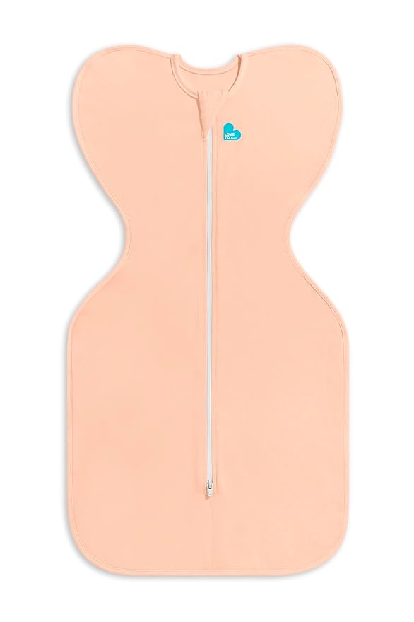 Love to Dream Swaddle UP, Baby Sleep Sack, Self-Soothing Swaddles for Newborns, Get Longer Sleep, Snug Fit Helps Calm Startle Reflex, Newborn Essentials for Baby, 1.0 TOG, 13-19 lbs, Coral