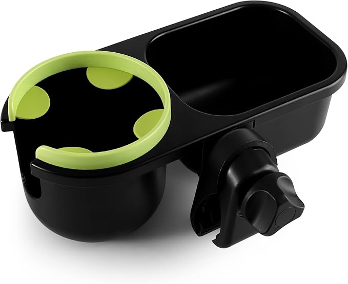 Accmor Stroller Cup Holder with Tray, Universal Cup Holder Tray for Uppababy Nuna Doona Strollers, Bottle Drinks Holder for Stroller, Wheelchair, Walker