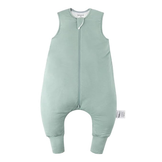 BubblePanda Rayon Made From Bamboo Toddler Sleep Sack with Feet 12-24 Months 2.5 Tog Winter Ultra Soft Warm Baby Sleep Bag Walker 1t-2t Quilted Thick Wearable Blanket with Legs 2-Way Zipper