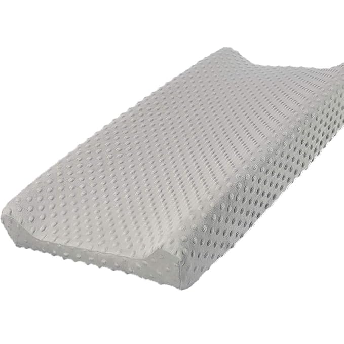 Owlowla Changing Pad Cover, Soft Minky Dots Changing Table Sheets for Baby Boy and Girl(Silver Gray)