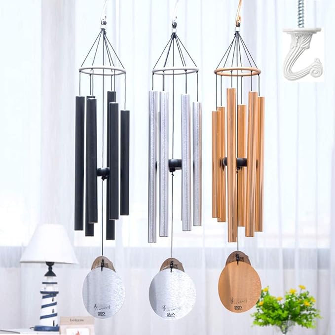 6 Sets White Ceiling Hooks for Hanging Plant, Heavy Duty Swag Toggle Hooks with Hardware (Antique Brass)