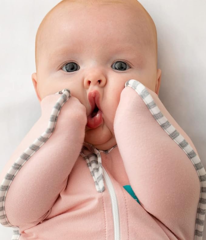 Love to Dream Swaddle UP, Baby Sleep Sack, Self-Soothing Swaddles for Newborns, Improves Sleep, Snug Fit Helps Calm Startle Reflex, New Born Essentials for Baby, 1.0 TOG, 5-8.5 lbs, Pink