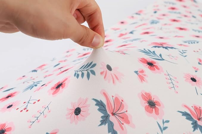 Tontukatu Changing Pad Cover Set 3 Pack Jersey Knit Ultra Soft for Baby Boys Girls Floral/Grey Rabbit/Pink