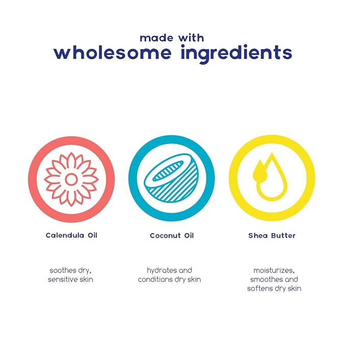 Baby Magic 2 In 1 Baby Wash & Shampoo, Calendula & Coconut, Calendula Oil & Coconut Oil, 30 Fl Oz