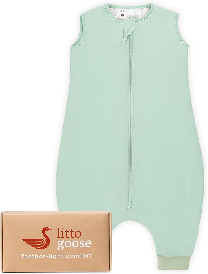 littogoose 1.0 TOG Toddler Sleep Sack with Legs, Baby Wearable Blanket for 6-18-36 Months 3T-4T, Early Walker Baby
