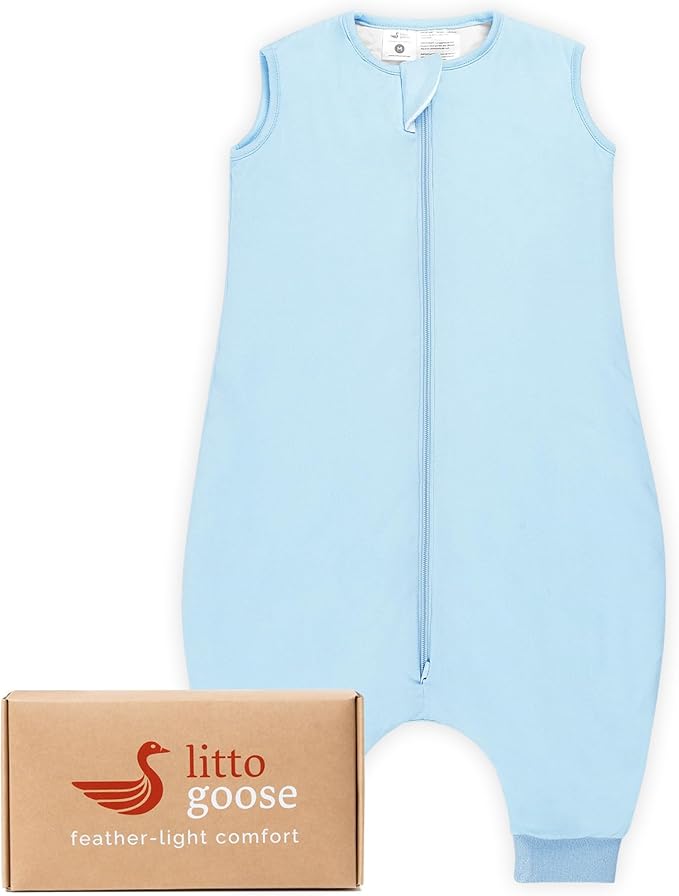 littogoose 1.0 TOG Toddler Sleep Sack with Legs, Baby Wearable Blanket for 6-18-36 Months 3T-4T, Early Walker Baby