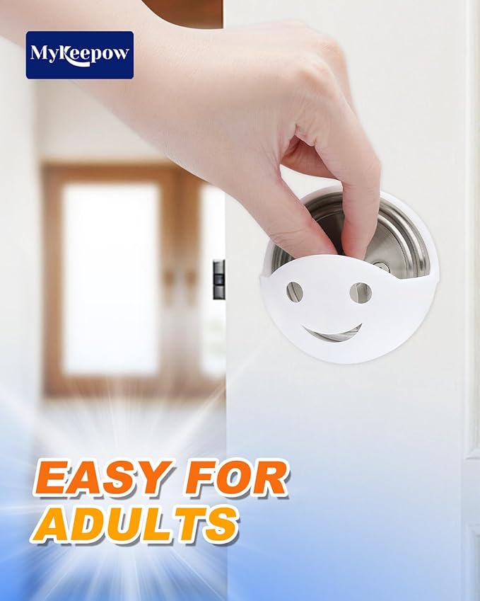 Child Proof Deadbolt Lock, Door Safety Deadbolt Lock for Kids Fits Most Deadbolt, 4 Pack