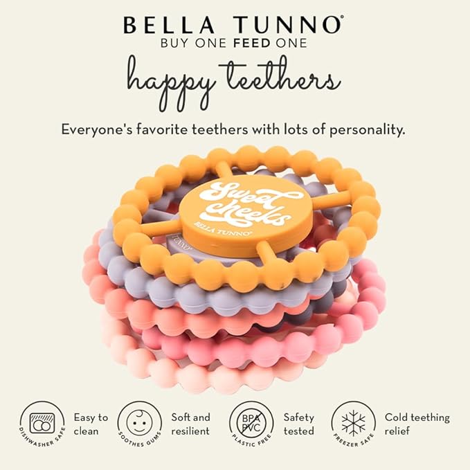 Baby Teether by Bella Tunno, Silicone Teethers for Babies 3-6 Months, 6-12 Months, Baby Toys, Pacifier, Teething Relief, Boys, Girls, Dogs Out