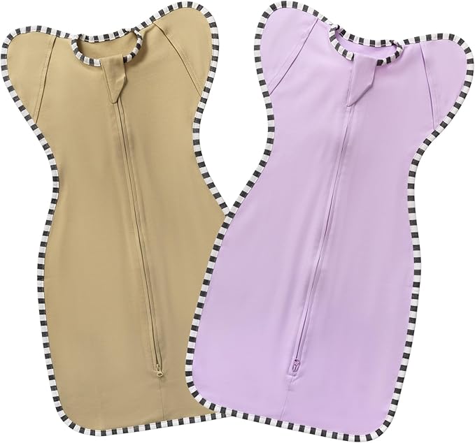 Transitional Swaddle Blanket Sack 2-Pack, Baby Sleep Sack, Arms Up Design, Newborn Swaddle for Boys Girls