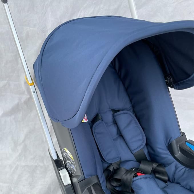 Changing Washing Kit,Canopy Sunshade Cover,Compatible with Car Seat Doona Strollers (Navy Blue)