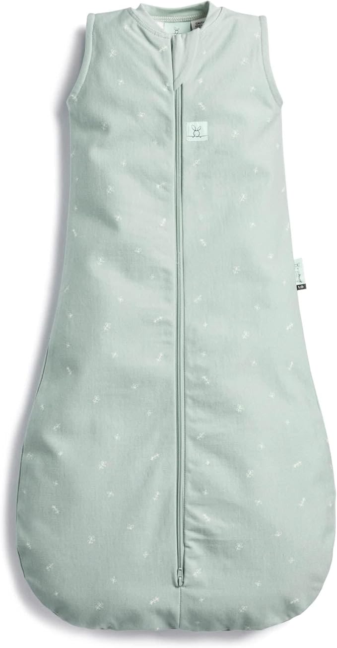 ergoPouch 1.0 Tog Jersey Sleeping Bag – Arms-Out Baby Sleep Sack, Ideal Transition from Swaddling, Slim Fit Keeps Baby Secure & Comfortable, Soft Breathable Fabric (8-24 Months, Sage)