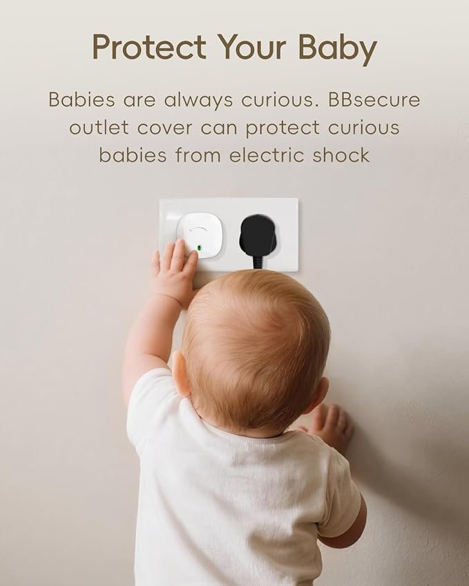 Outlet Covers Baby Proofing - 60 Pack Plug Covers Baby Proofing with Unique Rotating Design, Plug Covers to Prevent Electrical Shock, for US 3-Prong, Home, Office, School, White