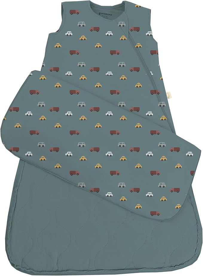 GUNAMUNA Sleep Sacks for Babies Toddlers and Newborns, Easy Changing Diaper Zipper, Cozy, 2.5 TOG